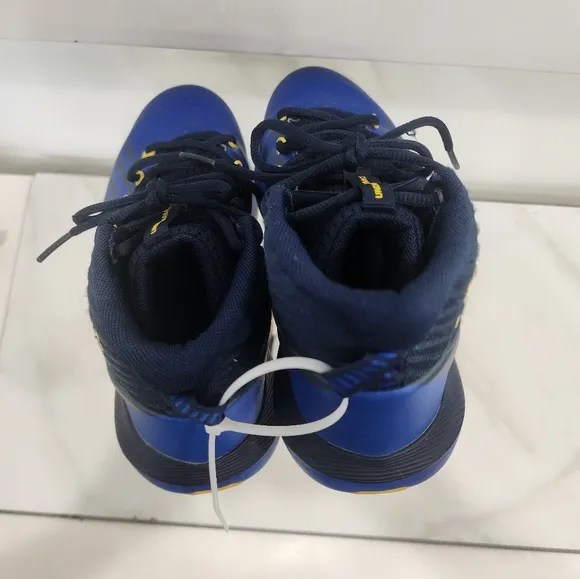 [ UNDER ARMOUR- LOCKDOWN 3 GS- &quot; ROYAL TAXI &quot; boys size 3.5 Sneaker