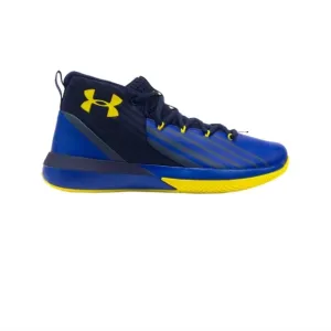 [ UNDER ARMOUR- LOCKDOWN 3 GS- &quot; ROYAL TAXI &quot; boys size 3.5 Sneaker