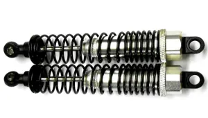 188004S 1/10 Scale 2 Shock Absorber Alloy Aluminium HSP 100mm Long Silver 08041