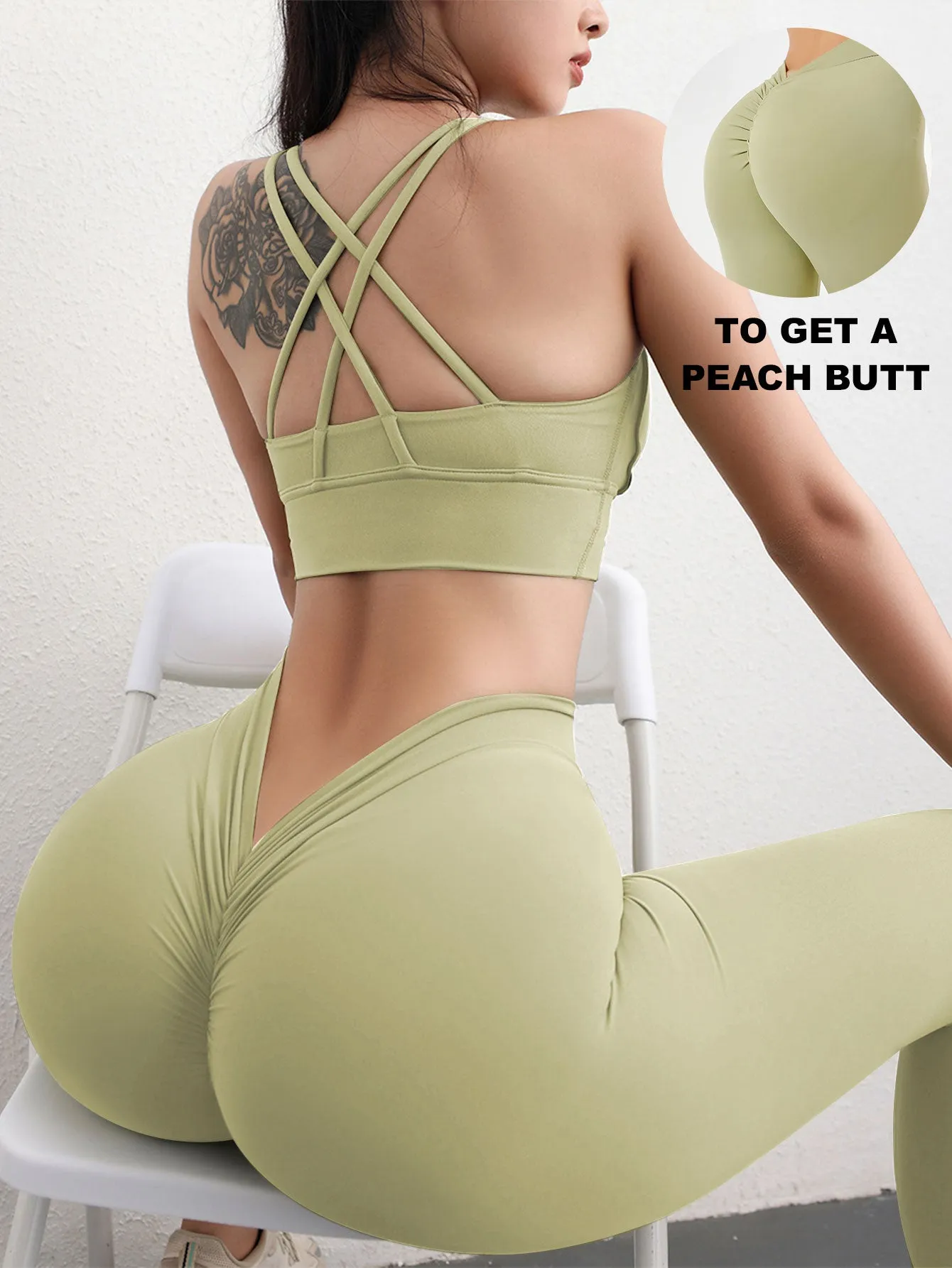 2 Pack High Waisted Leggings For Women-Soft Athletic Tummy Control Pants For Running Yoga Workout