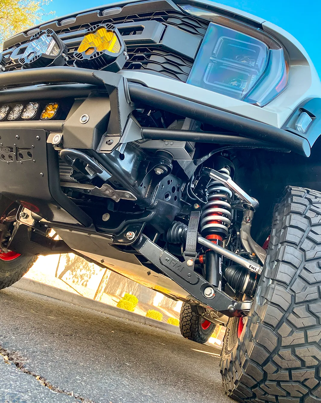 2021-2024 Raptor Mid Travel Front Suspension Kit with Billet Upper Arm - Gen 3
