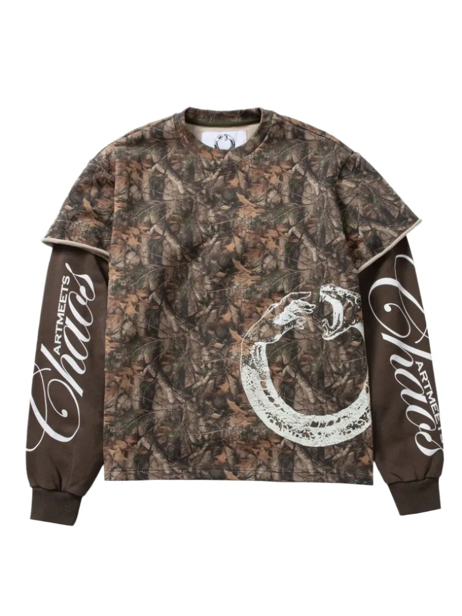 22 Mulit-Layer Sweatshirt - Camo