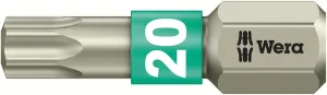 3867/1 TS TORX® bits, stainless, TX 20 x 25 mm