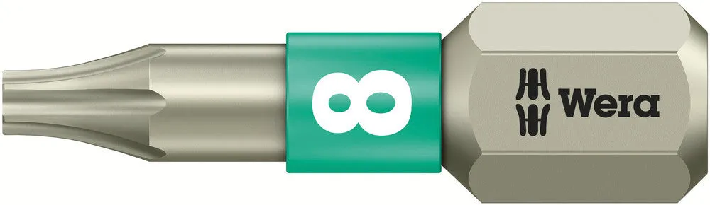 3867/1 TS TORX® bits, stainless, TX 8 x 25 mm