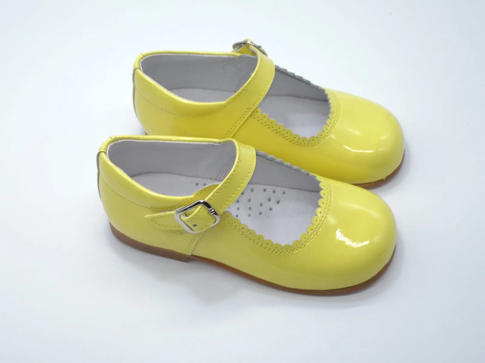 6271 Yellow Lemon Mary Jane No Bow