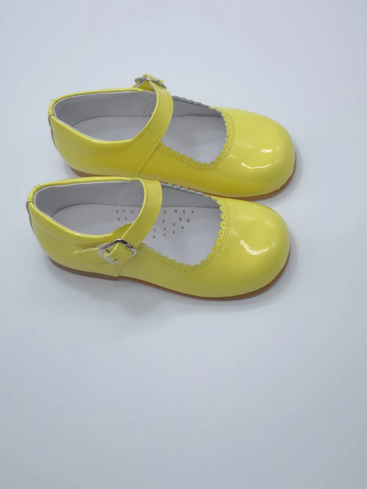 6271 Yellow Lemon Mary Jane No Bow