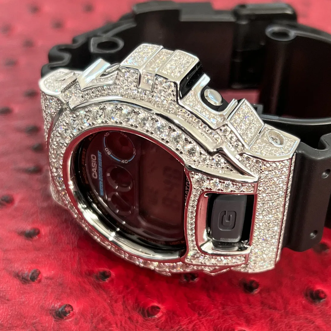 8.30 Carat VVS1 Moissanite G Shock Watch