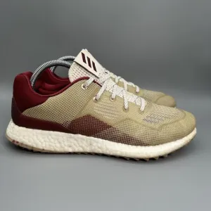 Adidas Crossknit DPR Mens 8.5 Spikeless Golf Shoes EF5746 Sneakers Red Tan Lace