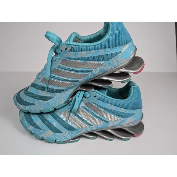 Adidas Running Shoes Springblade Ignite Green Womens 9.5 Vivid Mint Green D69128