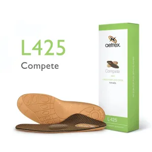 Aetrex Men's Lynco Orthotic Compete Posted Insoles With Metatarsal Support - 425