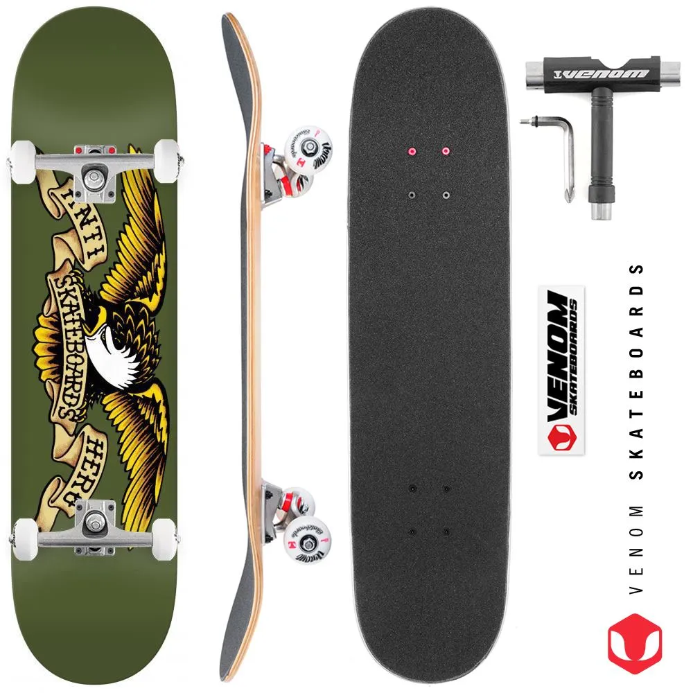 Anti Hero Classic Eagle 8.38 Custom Complete Skateboard - 8.38"