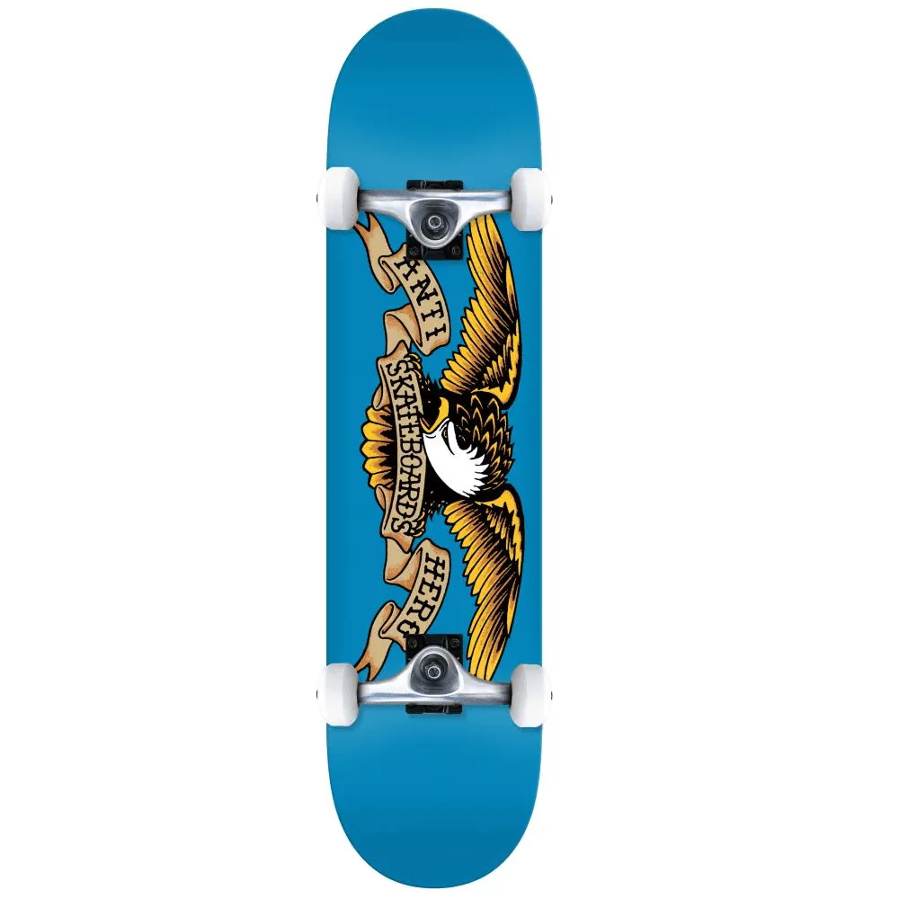 Anti Hero Classic Eagle SM Complete Skateboard Blue | 7.5"