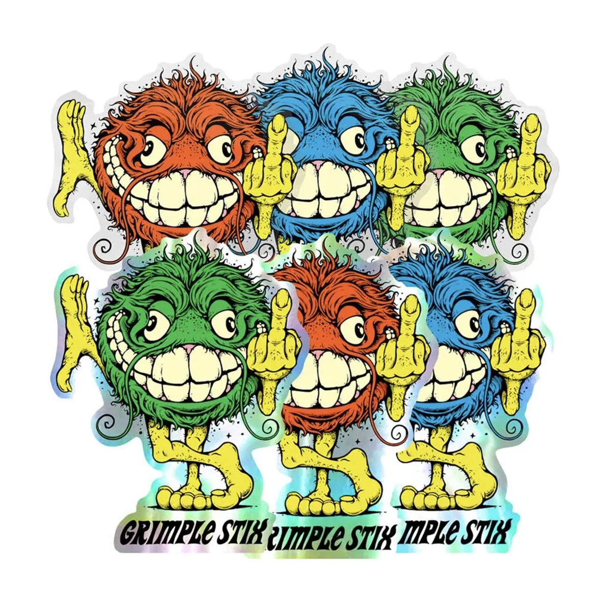Anti Hero - Grimple Stix Asphalt Animal Sticker Pack