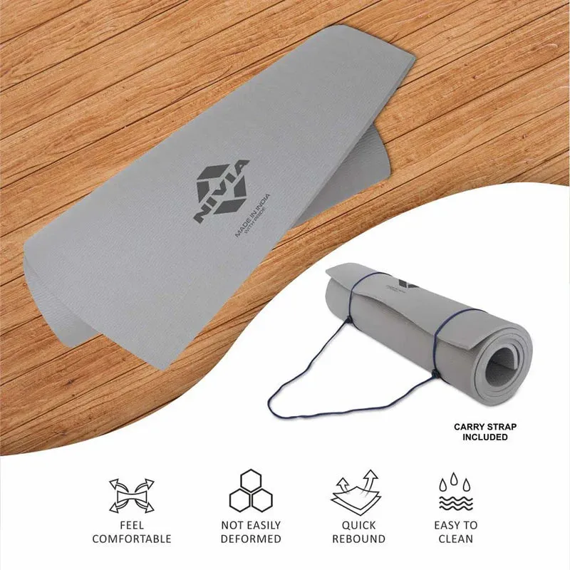 Anti-Slip Yoga Mat with Carry Strap