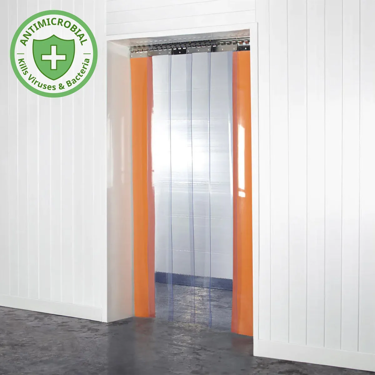 Antimicrobial PVC Strip Curtains 200mm x 2mm