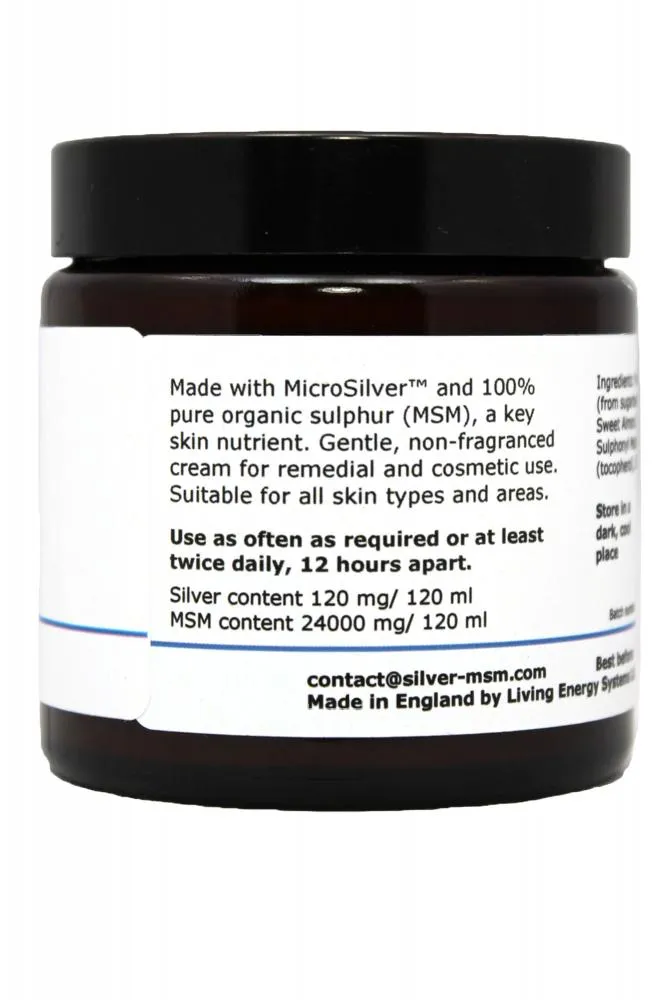 Argentum Plus Silver-MSM Cream 120ml