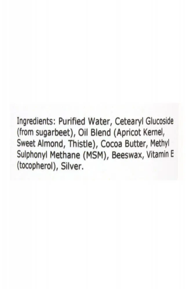 Argentum Plus Silver-MSM Cream 120ml