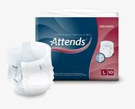 Attends Adjustable All In one Unisex Incontinence Pads