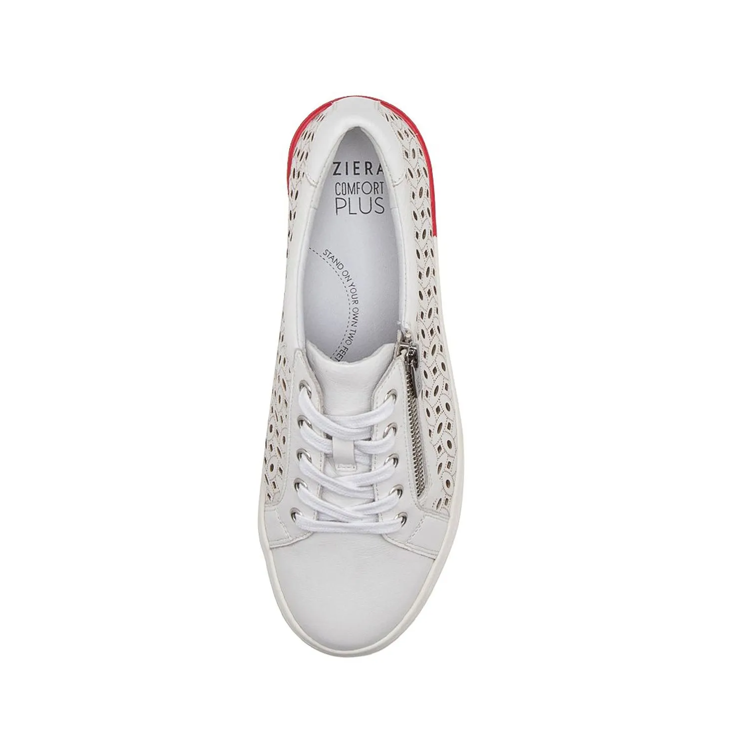 AYLEEN W - WHITE LEATHER