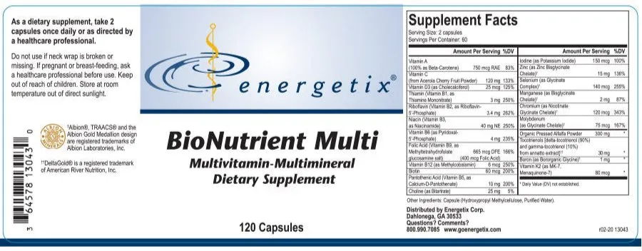 BACKORDER ONLY - BioNutrient Multi