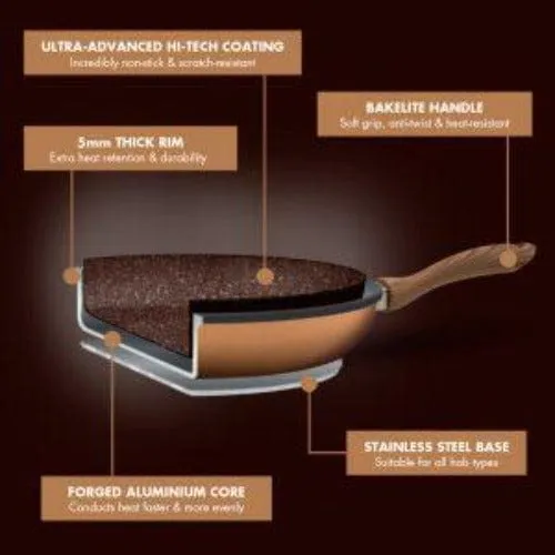 Bennett Read Frying Pan Copper Stone 28 cm KBS481