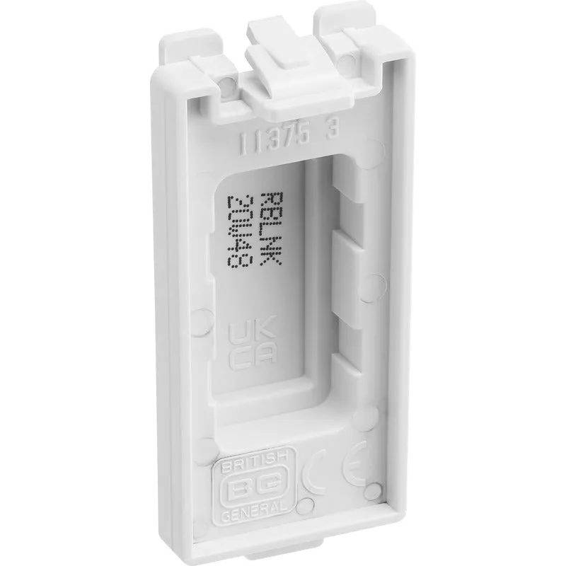 BG RBLNK Nexus Grid Blank Module - White