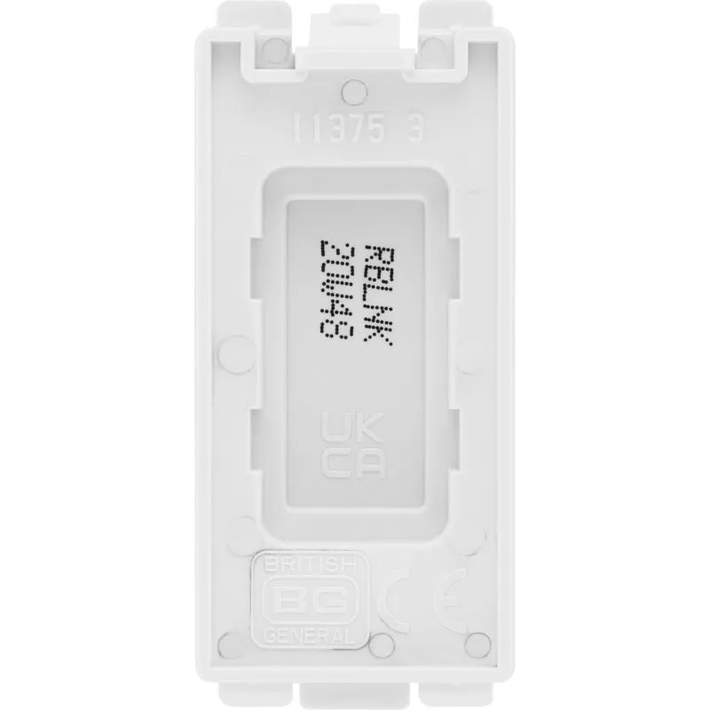 BG RBLNK Nexus Grid Blank Module - White