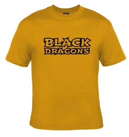 Black Dragons Words Design Women's Cooling Performance Crew