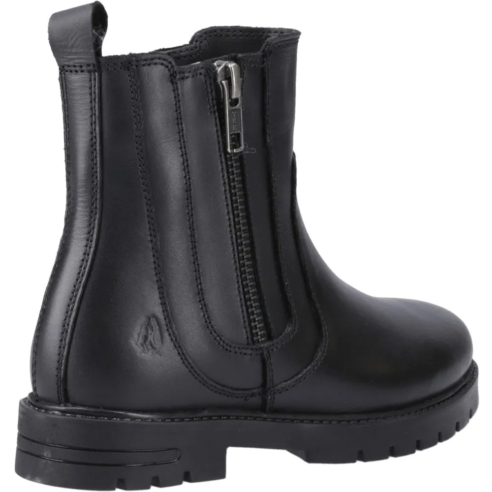 Black Liana Senior School Shoes