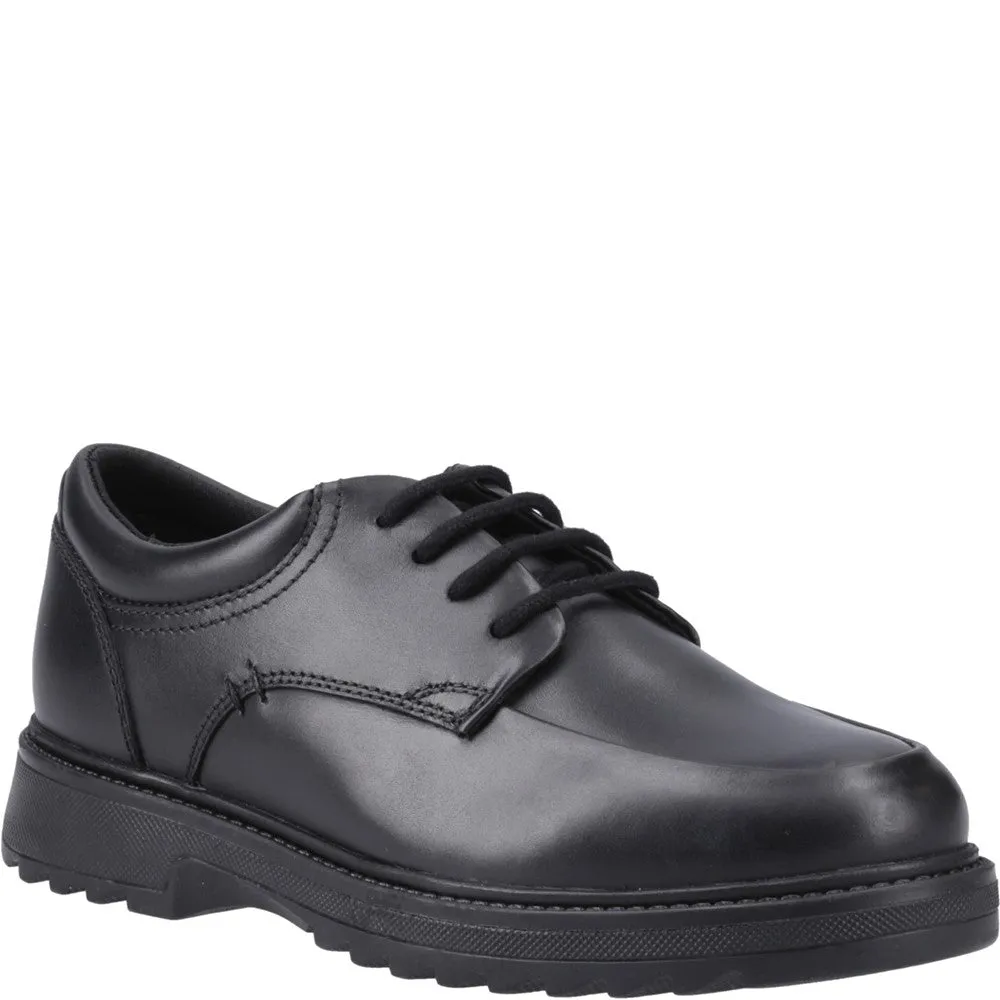Black Romeo Junior School Shoes