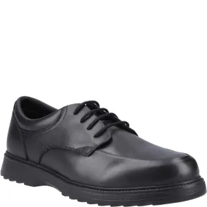 Black Romeo Senior School Shoes