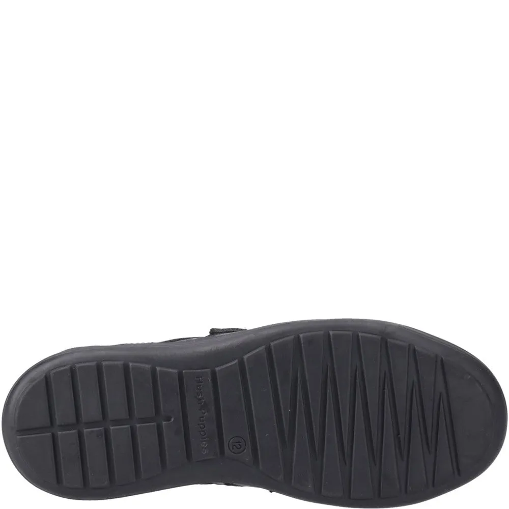 Black Sully Senior School Shoes