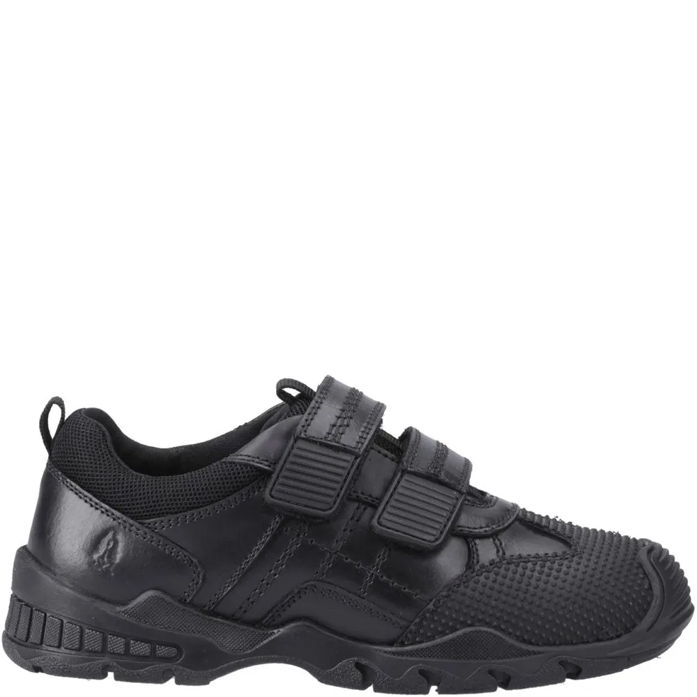 Black Tristen Senior School Shoes