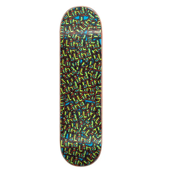 Blind OG Wallpaper Blue 8" Tabla de Skate