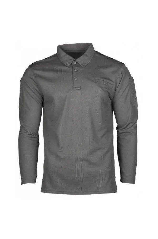 Bluza Polo Quick Dry Grey