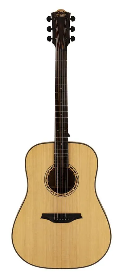 Bromo BAT1 Solid Spruce Top Dreadnought Acoustic Guitar