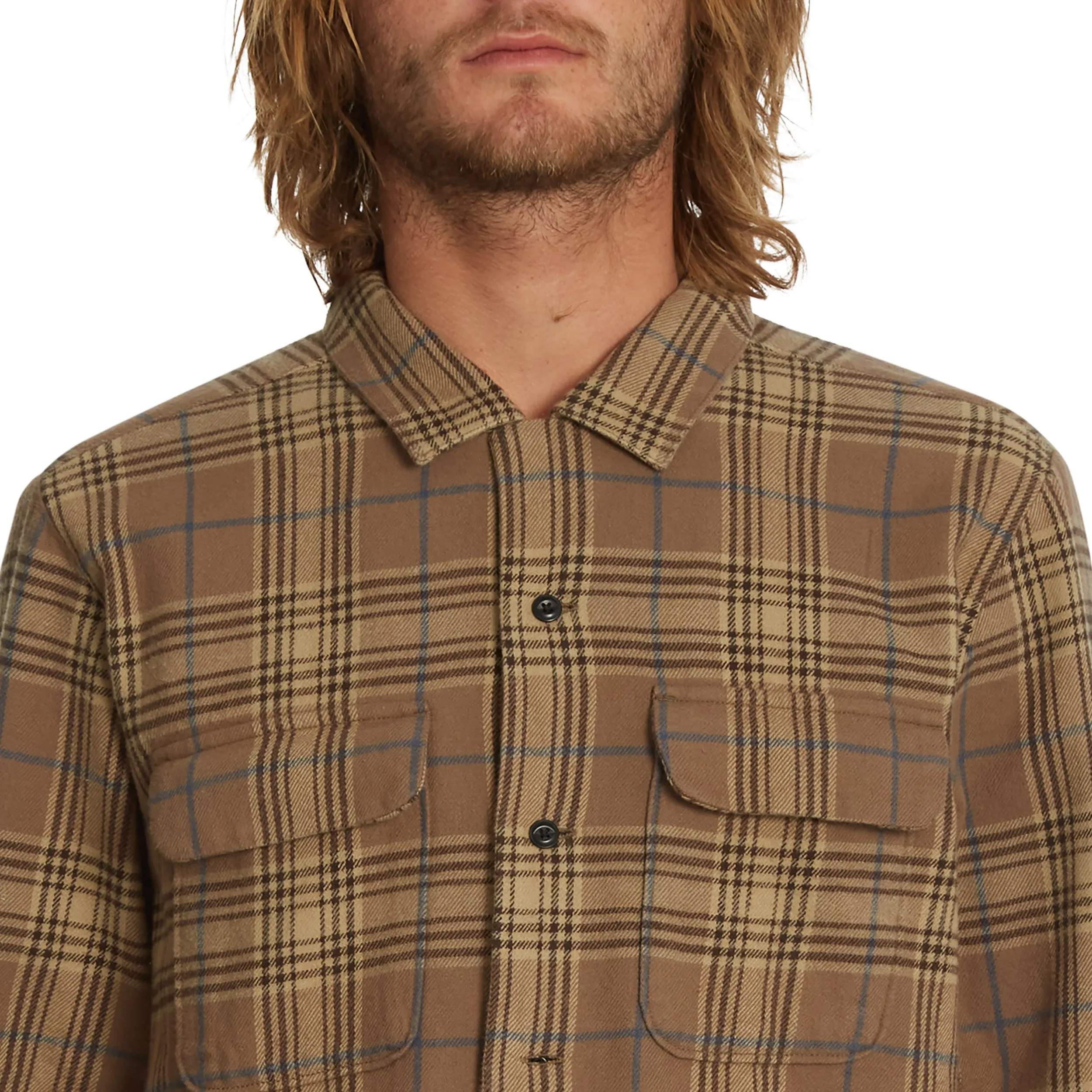 Camisa Volcom Skate Vitals Grant Taylor L/S Dark Khaki
