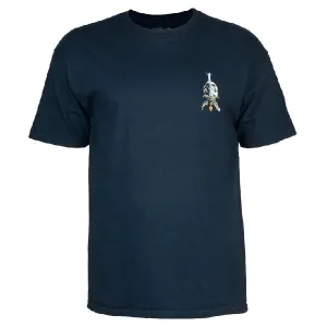 Camiseta Powell Skull and Sword Navy