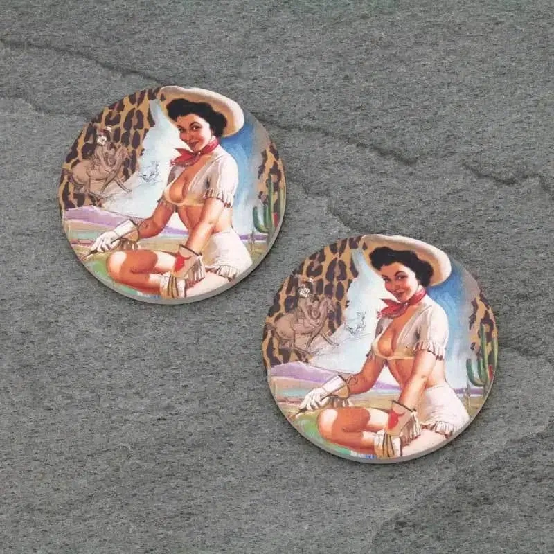 Car coasters SET OF 2