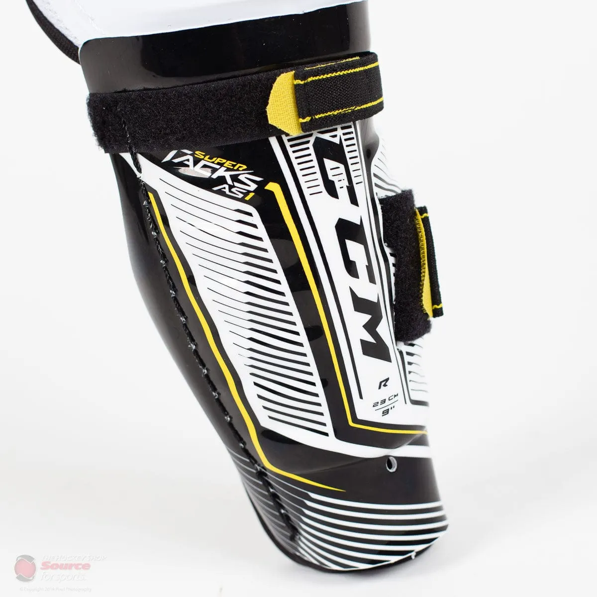 CCM Super Tacks AS1 Youth Hockey Shin Guards