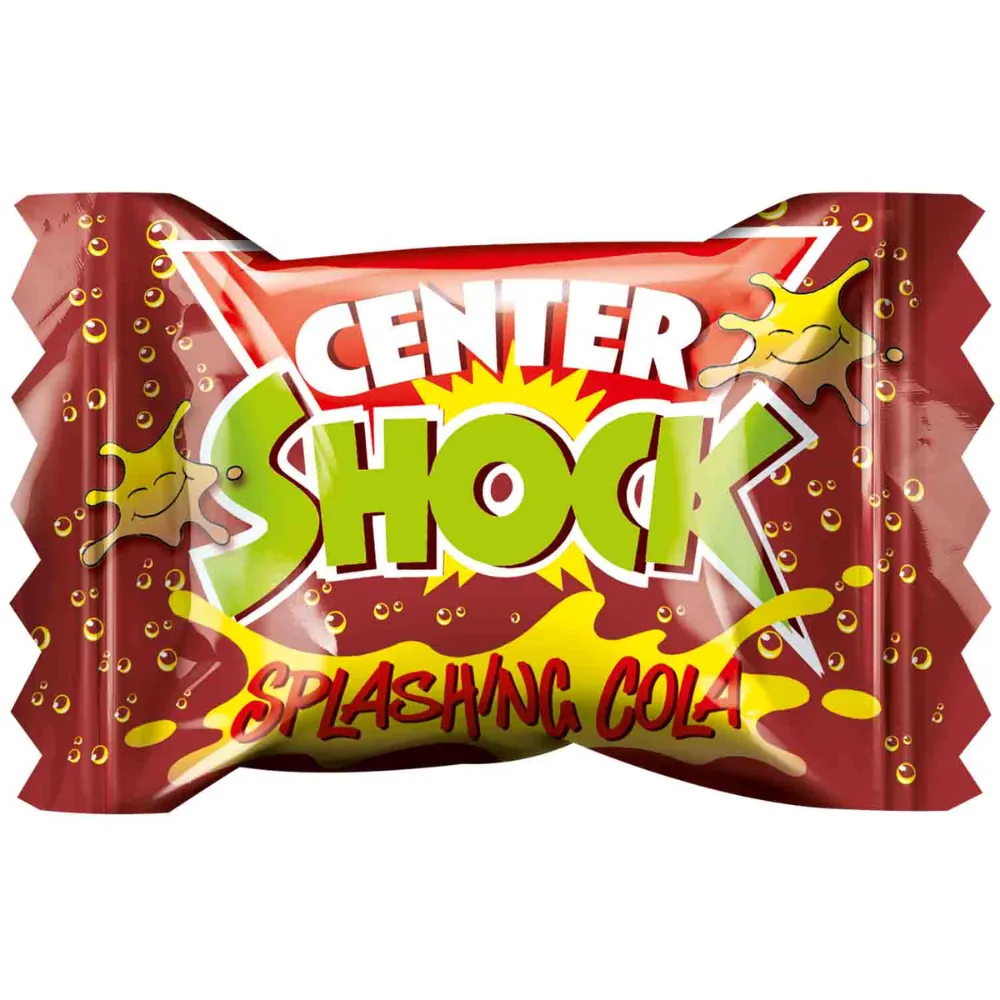 Center Shock Splashing Cola Chewing Gums - 100 pcs box