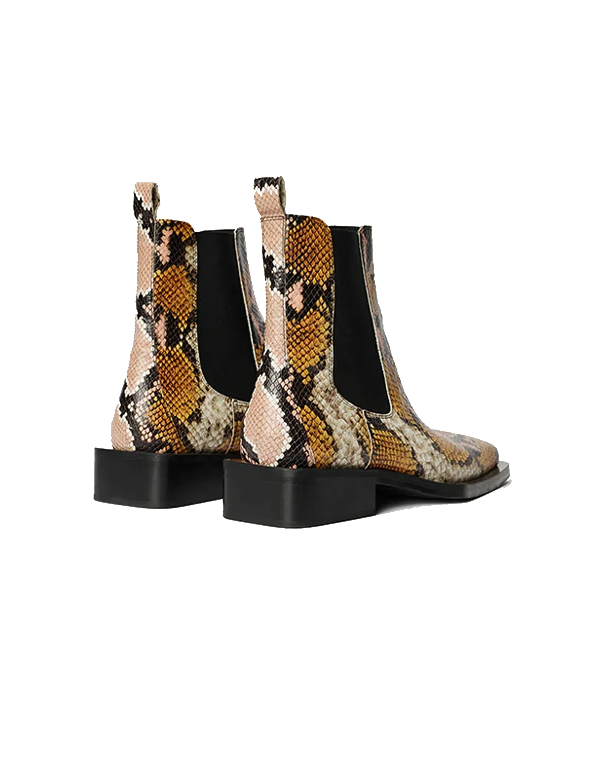 CMMN SWDN Rick Snake Boots BLUSH