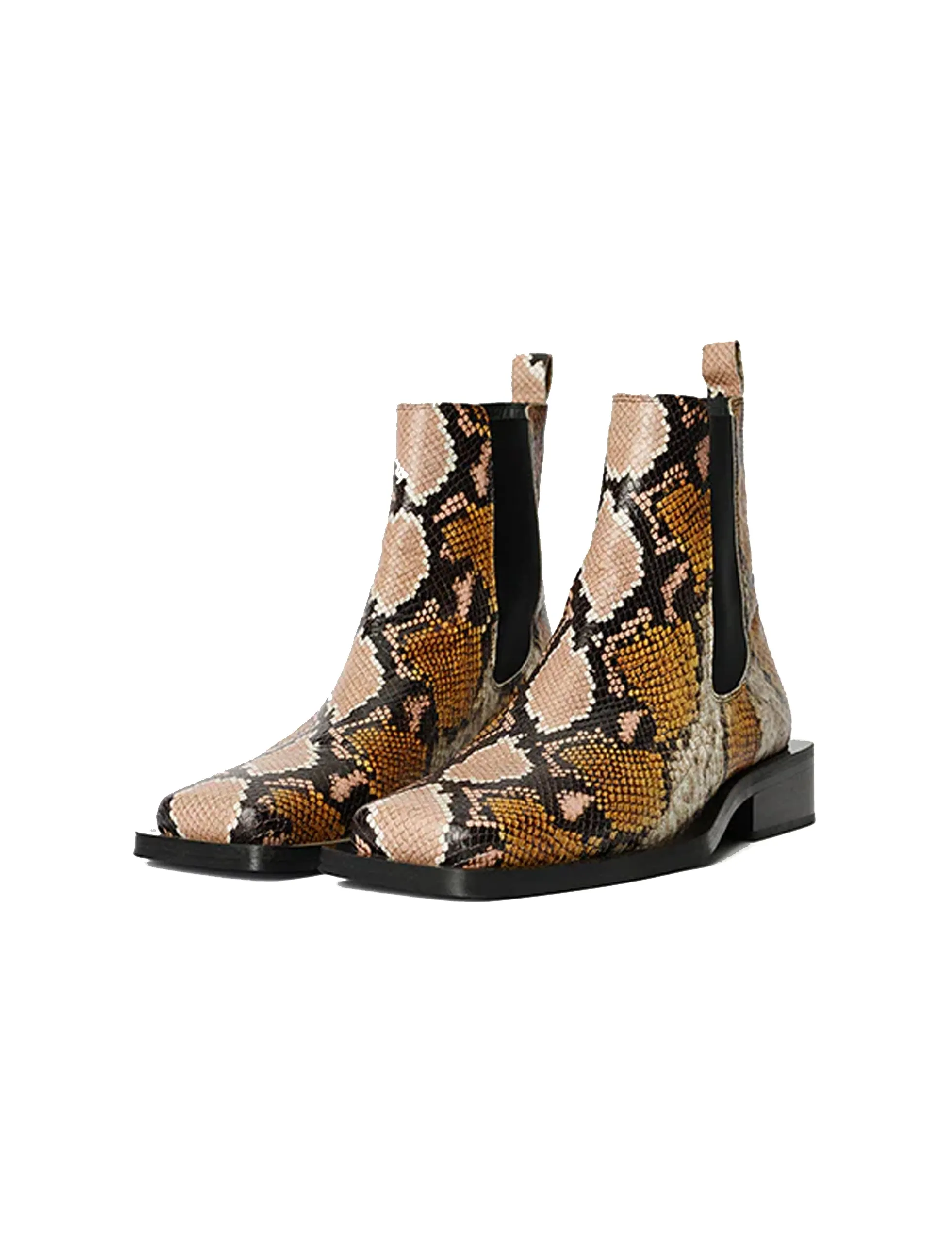 CMMN SWDN Rick Snake Boots BLUSH