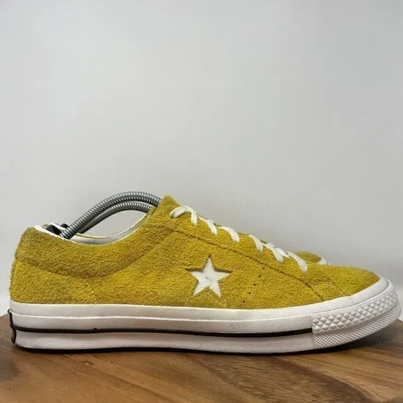 Converse One Star Ox Yellow Premium Suede Shoes Men' s 12 Skateboarding Sneakers