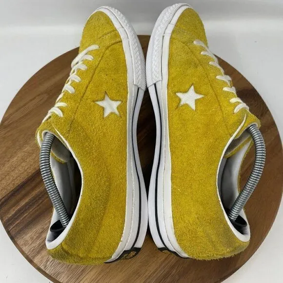 Converse One Star Ox Yellow Premium Suede Shoes Men' s 12 Skateboarding Sneakers