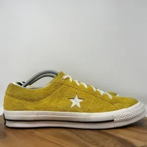 Converse One Star Ox Yellow Premium Suede Shoes Men' s 12 Skateboarding Sneakers