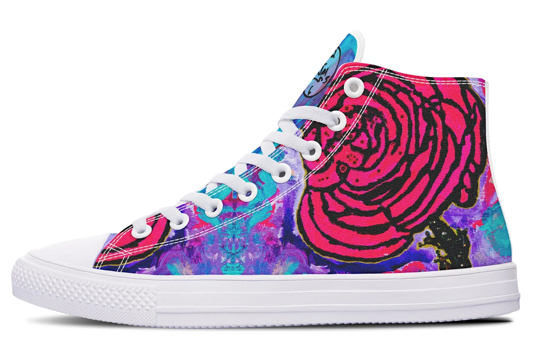 Cotton Candy Rose Hightops