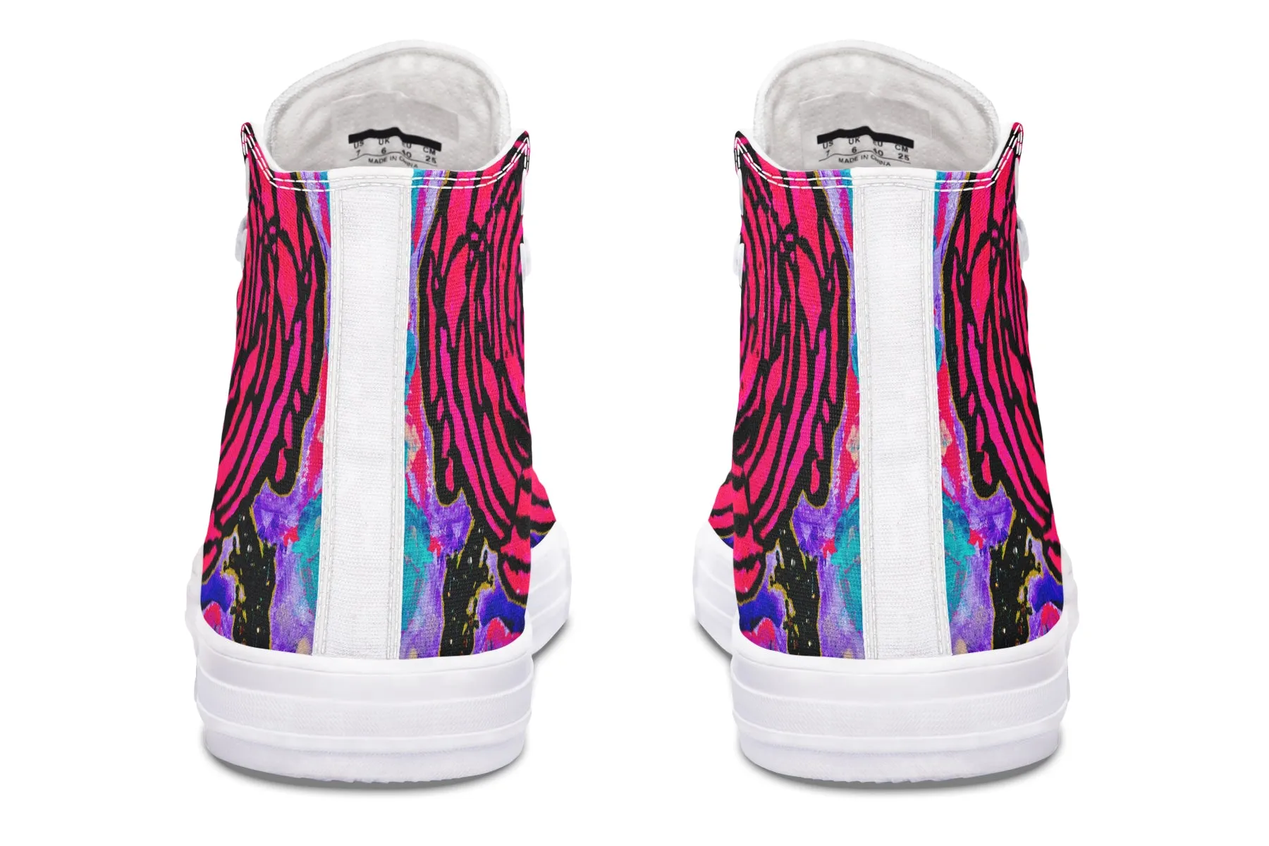 Cotton Candy Rose Hightops