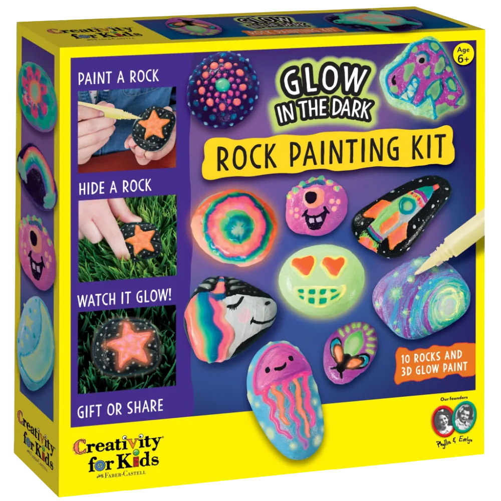 Creativity Kids Glow in the Dark Rock Painting