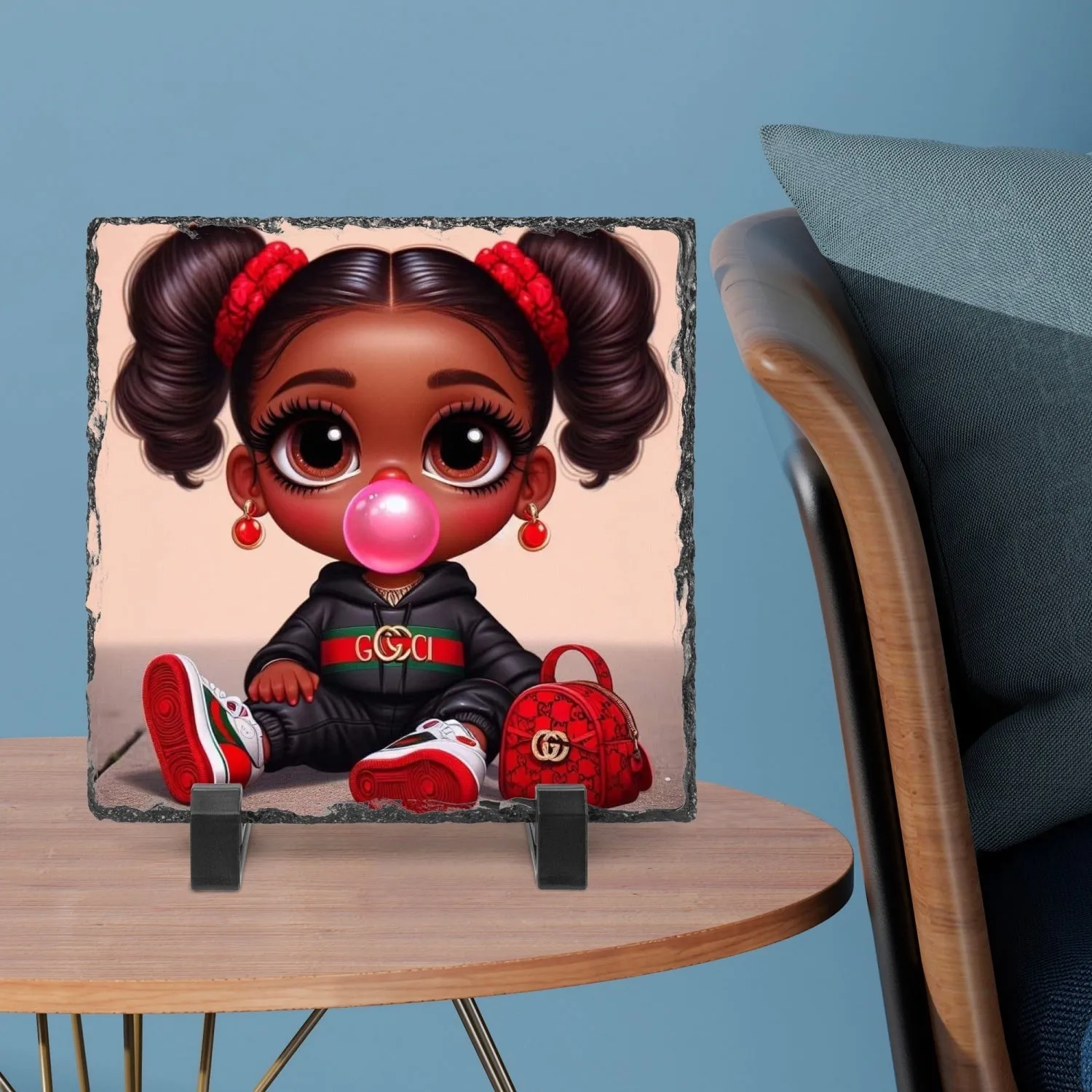 Custom Square Photo Slate